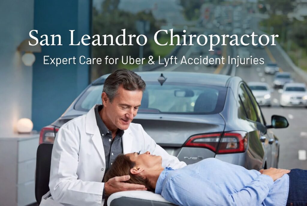 San Leandro Chiropractor: Specialized Care for Injured Uber and Lyft Passengers After Car Accidents 1 SAN LEANDRO CHIROPRACTOR EXPERT UBER AND LYFT CAR ACCIDENT