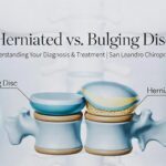 herniated vs duldging disc