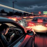 texting and driving car accident