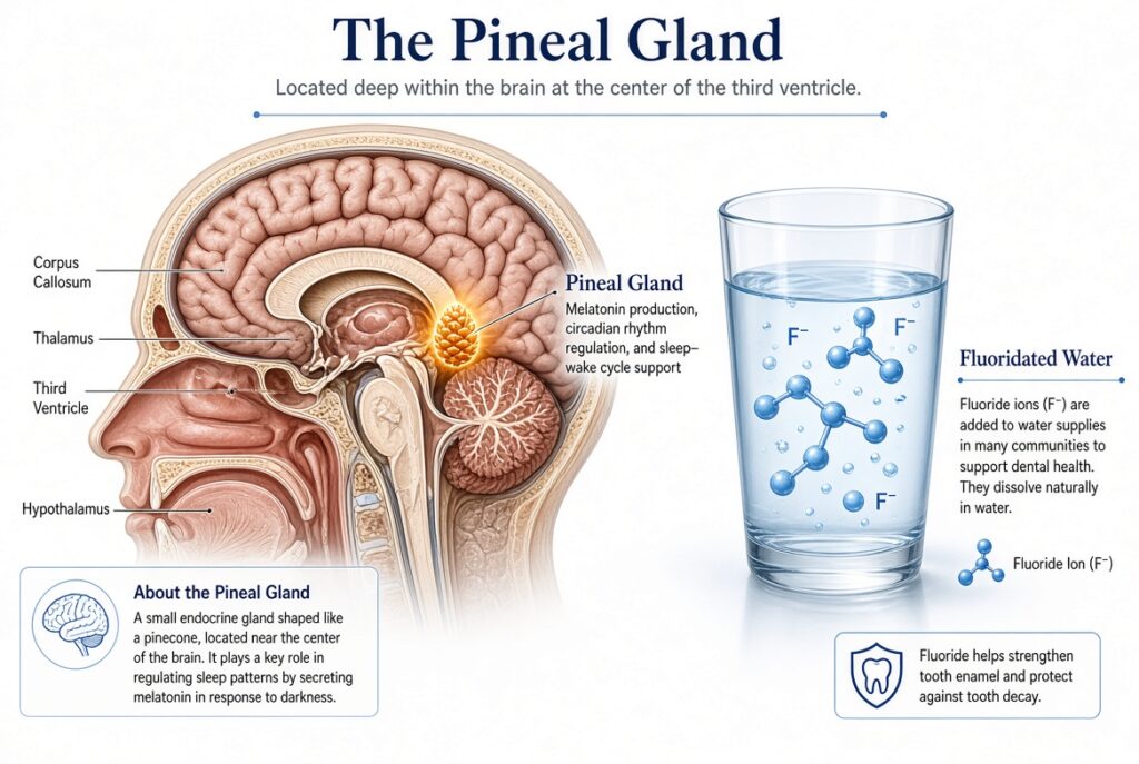 Fluoride in San Leandro Drinking Water, the Pineal Gland, and Questions About Human Free Will: A Local Holistic Perspective 1 FLOURIDE AND PINEAL GLAND